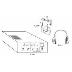 Recepteur de poche à boucle à induction & Casque pour récepteur de boucle à induction IL 200/ IL 201