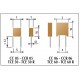 Condensateurs céramique moulés classe 1