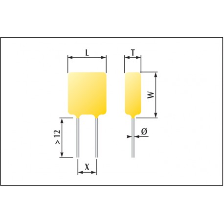 Condensateur céramique fluidisés classe1