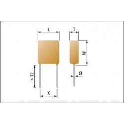 Condensateurs céramique pour alimentations à découpage haute fréquence classe 2