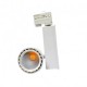 Spot LED sur Rail avec Adaptateur 3 allumages Blanc 40W 3000°K