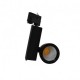 Spot LED sur Rail avec Adaptateur 3 allumages Noir 40W 3000°K