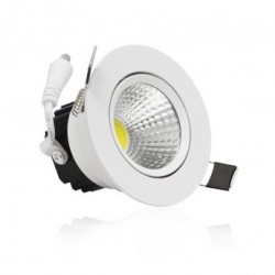 Spot LED Orientable avec Alimentation Electronique 7W 4000°K