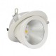 Spot LED Escargot Rond Inclinable et Orientable avec Alimentation Electronique 30W 4000°K