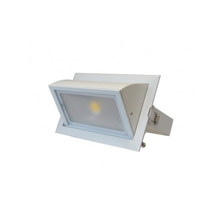 Spot LED Rectangulaire Inclinable avec Alimentation Electronique 30W 4000°K