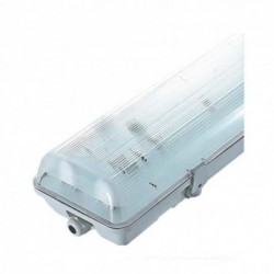 Boitier Etanche LED sans ballast pour 2 Tube T8 de 1200 mm