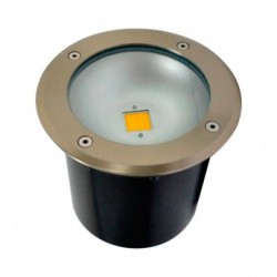 Spot LED Encastre Sol Rond Inox 3W