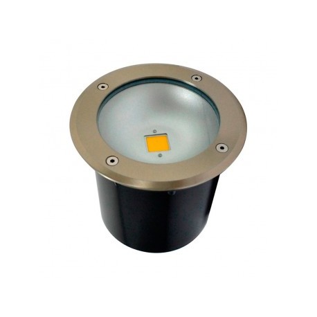 Spot LED Encastre Sol Rond Inox 3W