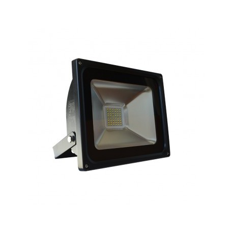 Projecteur Exterieur LED Plat Noir 30W 6000°K