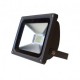 Projecteur Exterieur LED Gris Plat 20W 4000°K