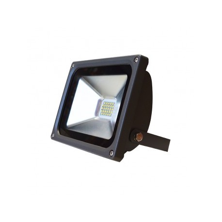 Projecteur Exterieur LED Gris Plat 20W 4000°K