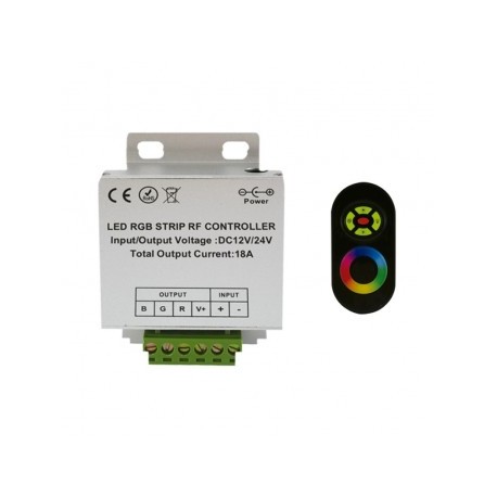 Controleur pour bandeaux LED RGB 12V/24V avec télécommande RT
