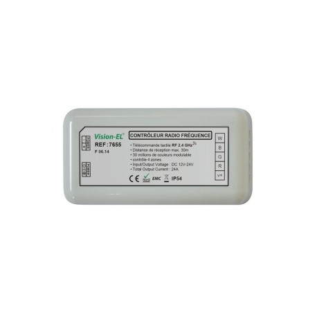 Controleur RGBW pour bandeaux LED 12V24V