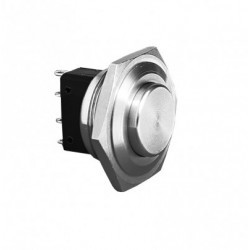 Interrupteurs - Bouton proeminent anti-vandale en acier inoxydable
