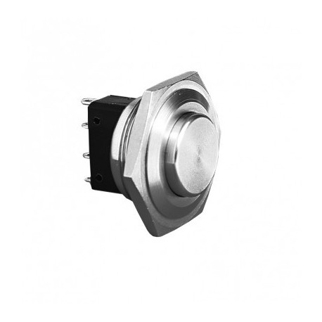 Interrupteurs - Bouton proeminent anti-vandale en acier inoxydable