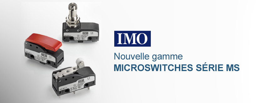 Nouvelle gamme Microswitches MS Series